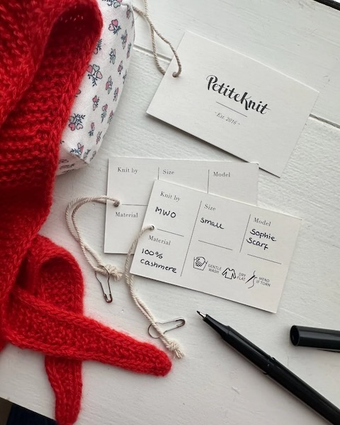 PetiteKnit - Knit Tag - label voor handwerk - Afbeelding 4