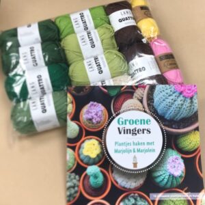 Plantenpakket - Groene Vingers - Haakpakket (excl. boek)