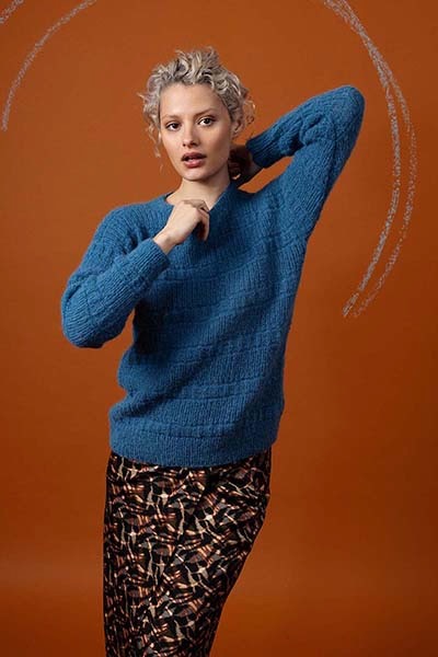 Punto 76 Lang Yarns - Alpaca Trails - following the path of fibers - met 13 patronen - Afbeelding 6