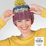 Scheepjes After Party no 7 - Fair Isle Stone Washed XL muts