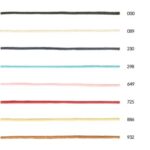 Wax koord 2.0 mm Roze per meter
