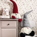 Breipakket Santa (Rode muts en Sloffen) met patroon maat S (ca. 60cm)
