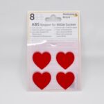 Regia ABS 'anti-slip' Opstrijk Plaatjes Rood - Hart