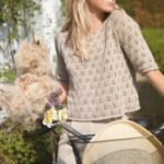 Breipakket Tiril T-Shirt Sandnes Garn Line met NL patroon v.a. mt XS