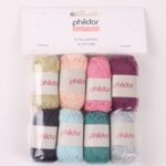 Phildar Mini Pelotes 8 x 10g mini bolletjes Kerst