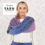 Breipakket Lavender Trellis Wrap - Scheepjes Whirl - met patroon