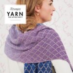 Breipakket Lavender Trellis Wrap - Scheepjes Whirl - met patroon