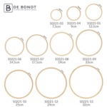 Borduurring 19 cm