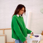 Breipatronen boek Sandnes Garn 2202 Soft Knit for Ladies engels/duits
