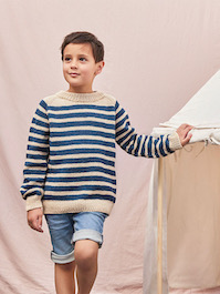 Breipakket Sandnes Garn Duo - Marina Sweater (v.a. 1 jr) met patroon (en/dui) - Afbeelding 2