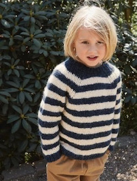 Breipatronen boek Sandnes Garn 2211 Soft Knits for Kids (engels/duits) - Afbeelding 5