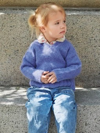 Breipatronen boek Sandnes Garn 2211 Soft Knits for Kids (engels/duits) - Afbeelding 6