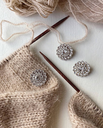 Bling Buttons voor o.a. April Cardigan - by PetiteKnit 20 mm (4 stuks) - Afbeelding 6