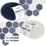 Breipakket Lang Yarns KnitALong #HoneyCombKAL - Happily Knitting - MERINO 120