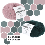 Breipakket Lang Yarns KnitALong #HoneyCombKAL - Happily Knitting - MERINO 120