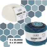 Breipakket Lang Yarns KnitALong #HoneyCombKAL - Happily Knitting - MERINO 120/Dégradé