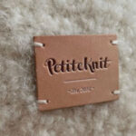 PetiteKnit Leather Label - 4 x 5 cm - 100% leer - per stuk