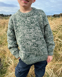 Patroon PetiteKnit - Melange Sweater Junior - Afbeelding 2