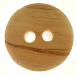 Houten knoop ongelakt