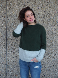 Patroon PetiteKnit - Contrast Sweater - Afbeelding 2