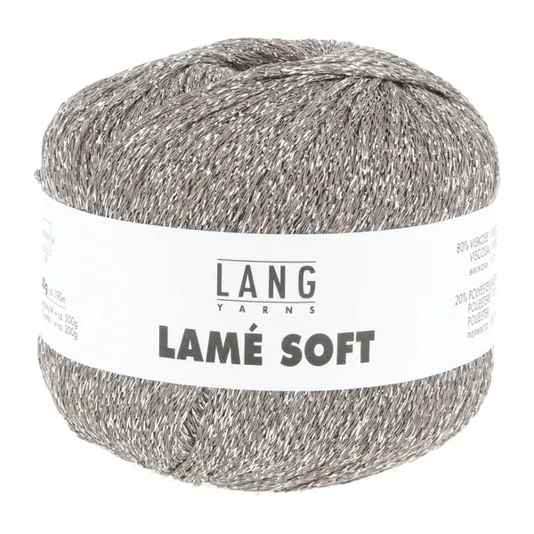 Breipakket Sjaal Yara - MERINO 120 / LAMÉ SOFT - Lang Yarns - Afbeelding 3