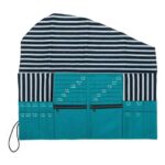 Della Q breinaalden etui Linnen - teal