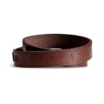 MUUD FIBI - handgemaakte leren liniaal armband