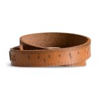 MUUD FIBI - handgemaakte leren liniaal armband