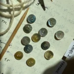 PetiteKnit Mother of Pearl Buttons 11,4 mm - 12 stuks