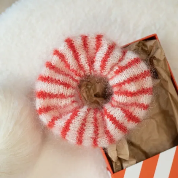 knit a scrunchie gratis patroon