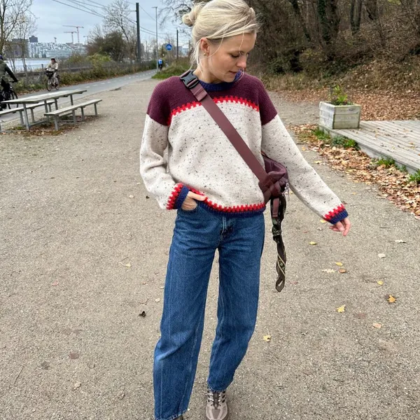 Patroon PetiteKnit - CROSS Sweater