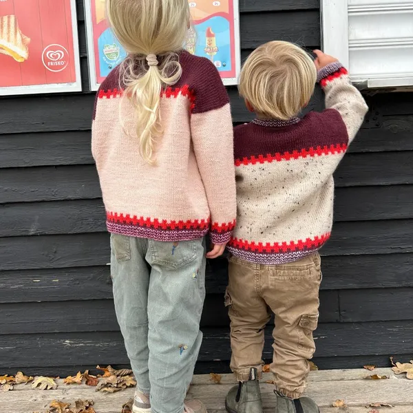 Patroon PetiteKnit - CROSS Sweater Junior - Afbeelding 2
