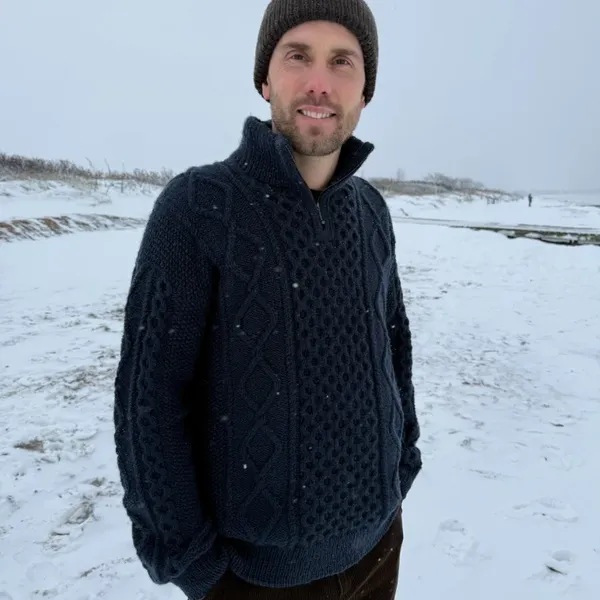 Patroon PetiteKnit - DAGMAR Zipper Sweater Man - Afbeelding 4