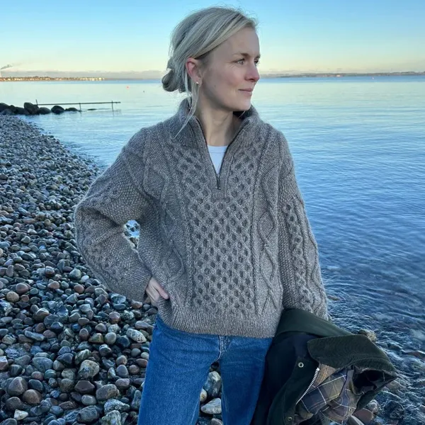 Patroon PetiteKnit - DAGMAR Zipper Sweater