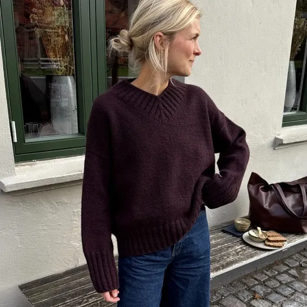 Patroon PetiteKnit - HANNAH Sweater V Neck