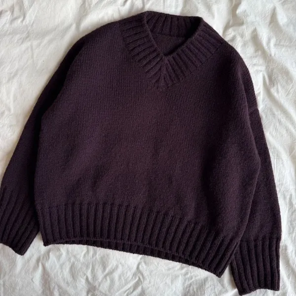 Patroon PetiteKnit - HANNAH Sweater V Neck - Afbeelding 2
