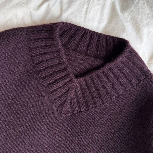 Patroon PetiteKnit - HANNAH Sweater V Neck - Afbeelding 4