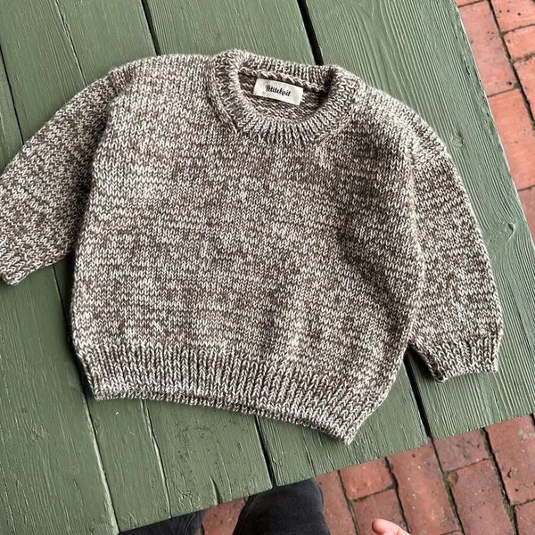 Patroon PetiteKnit - MELANGE Sweater Baby - Afbeelding 2