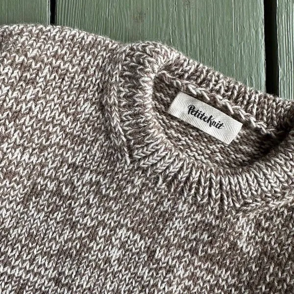 Patroon PetiteKnit - MELANGE Sweater Baby - Afbeelding 3