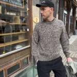 melange sweater man a