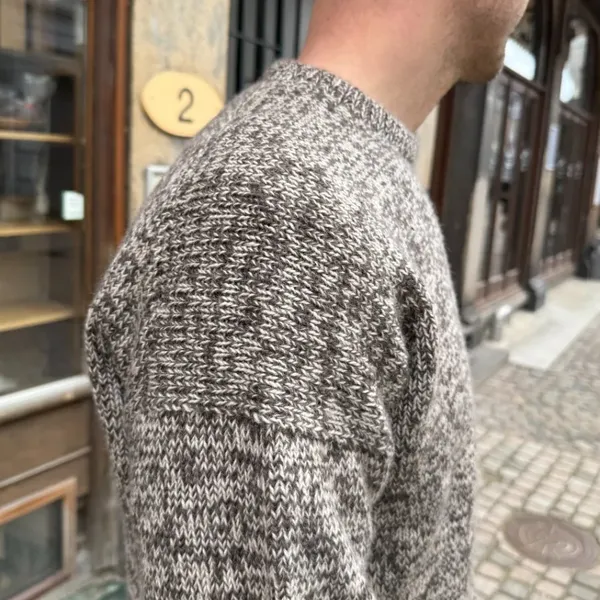 Patroon PetiteKnit - MELANGE Sweater Man - Afbeelding 5