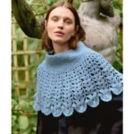 sandnes garn collectie 2606 flowerfield poncho