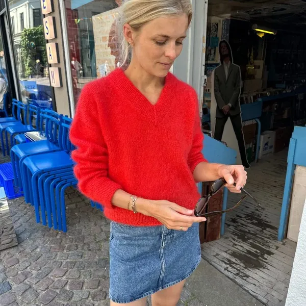 Patroon PetiteKnit - STOCKHOLM Sweater V-neck