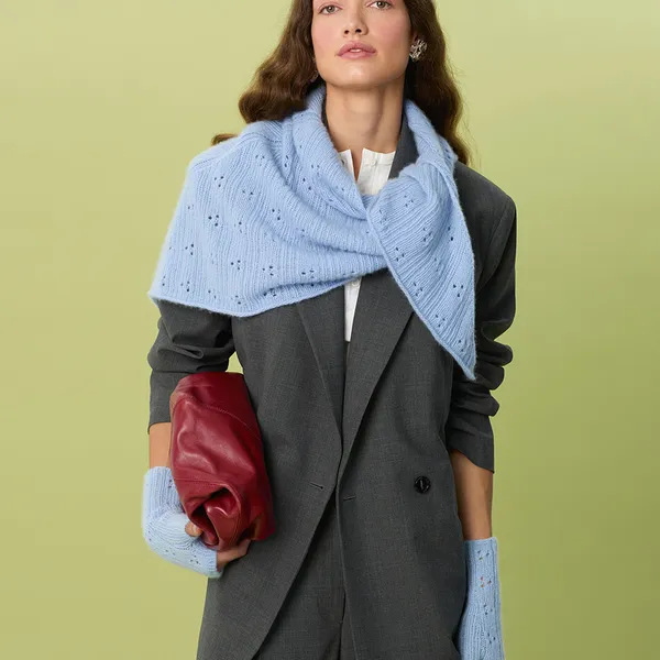 breipakket miu pointelle shawl