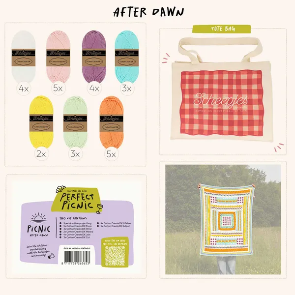 Scheepjes CAL 2026 - Perfect Picnic - Scheepjes Cotton Create DK - Afbeelding 3