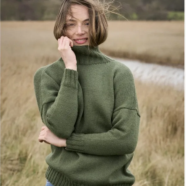 breipakket malton sweater bramble & fleece