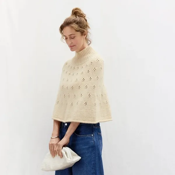 elodie poncho sandnes garn