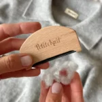 petiteknit wolkam hout met logo