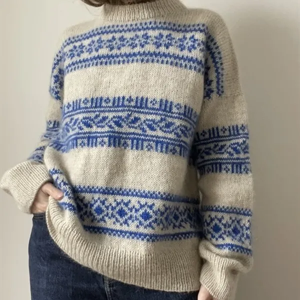 porcelain sweater le knit