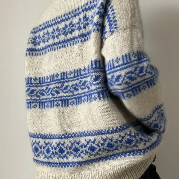 porcelain sweater le knit